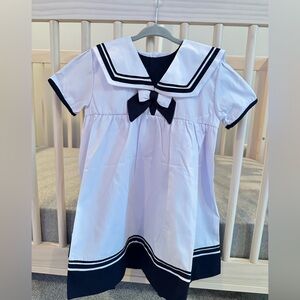 Carriage Boutique Navy and White Sailor Dress